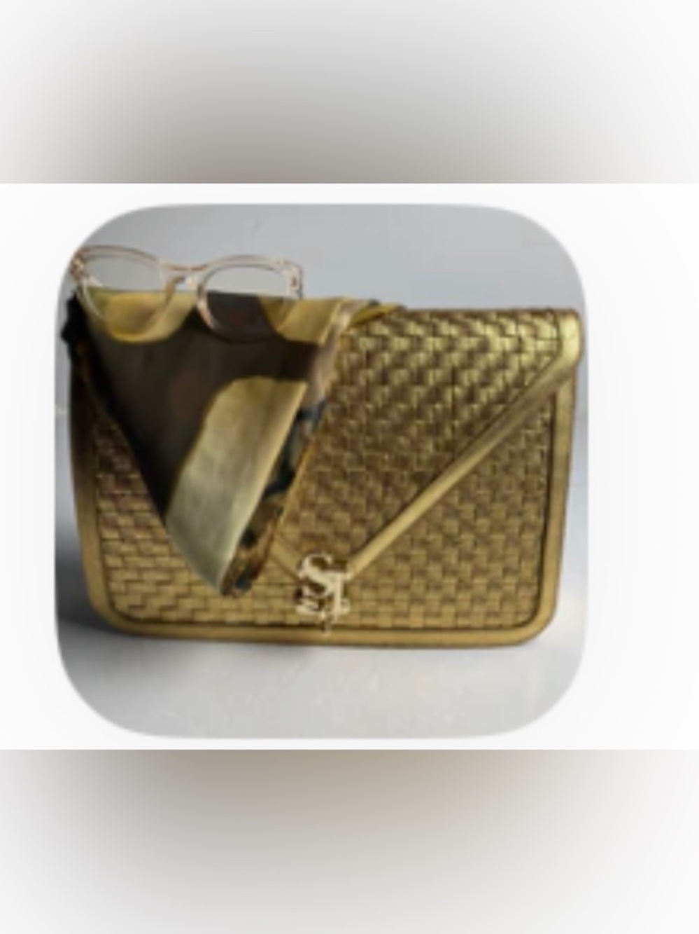 Sassy Jones Sample Sale Bag with Scarf-Wrapped Handle - Picture 7 of 7